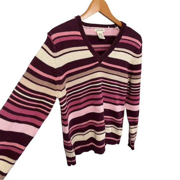 Vintage Sweaters - 90s Y2k Fairygrunge Striped Sweater